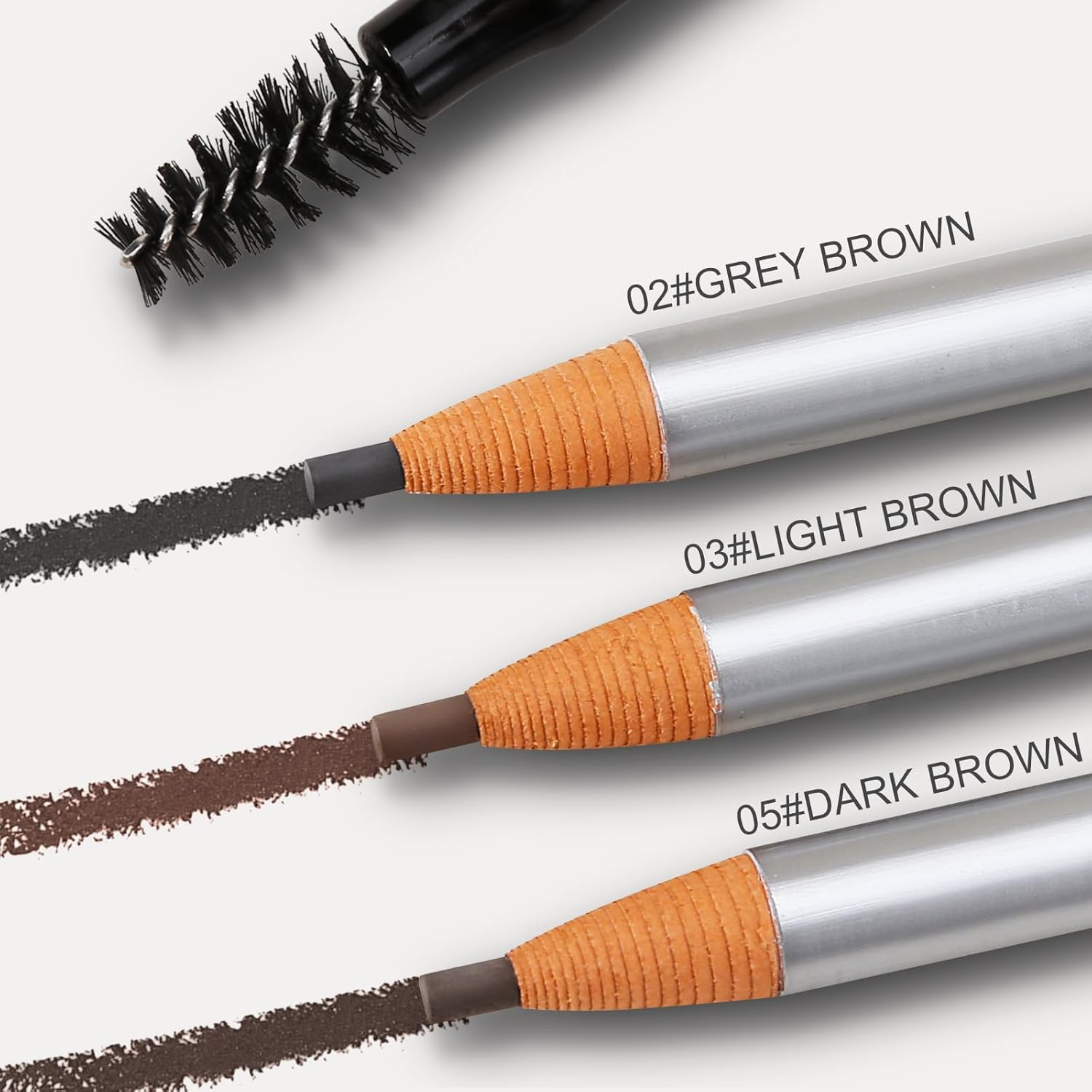 Apooliy Waterproof Eyebrow Pencil,Pull Cord Brow Pen Long Lasting,Microblading Supplies Brow for Marking Filling Outlining Eye Brow Liners image number 2