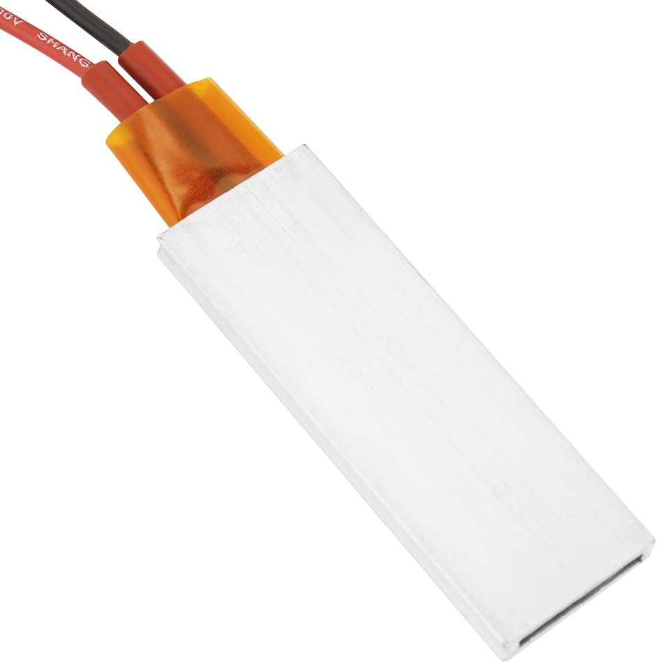 PTC Heating Element, 12V Aluminum PTC Heating Plate 70℃- 220℃ DC Ceramic Heater Circuit Thermostat Heater Plate Ceramic Thermostatic for Water Boiler (12V 70℃) image number 6