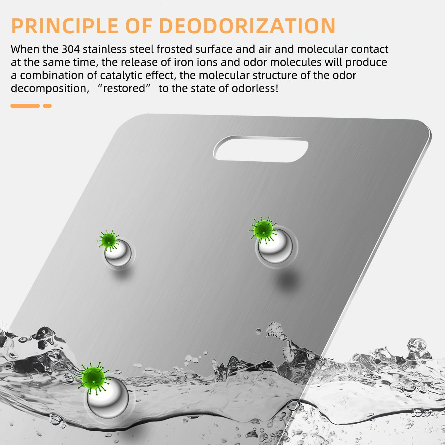 Stainless Steel Cutting Board, Cutting Boards, Mats & Sets Stainless Steel ​Food Grade Cutting Multi-Functional Thickened Anti-Mold Household Chopping Board Set (30 * 20) image number 1