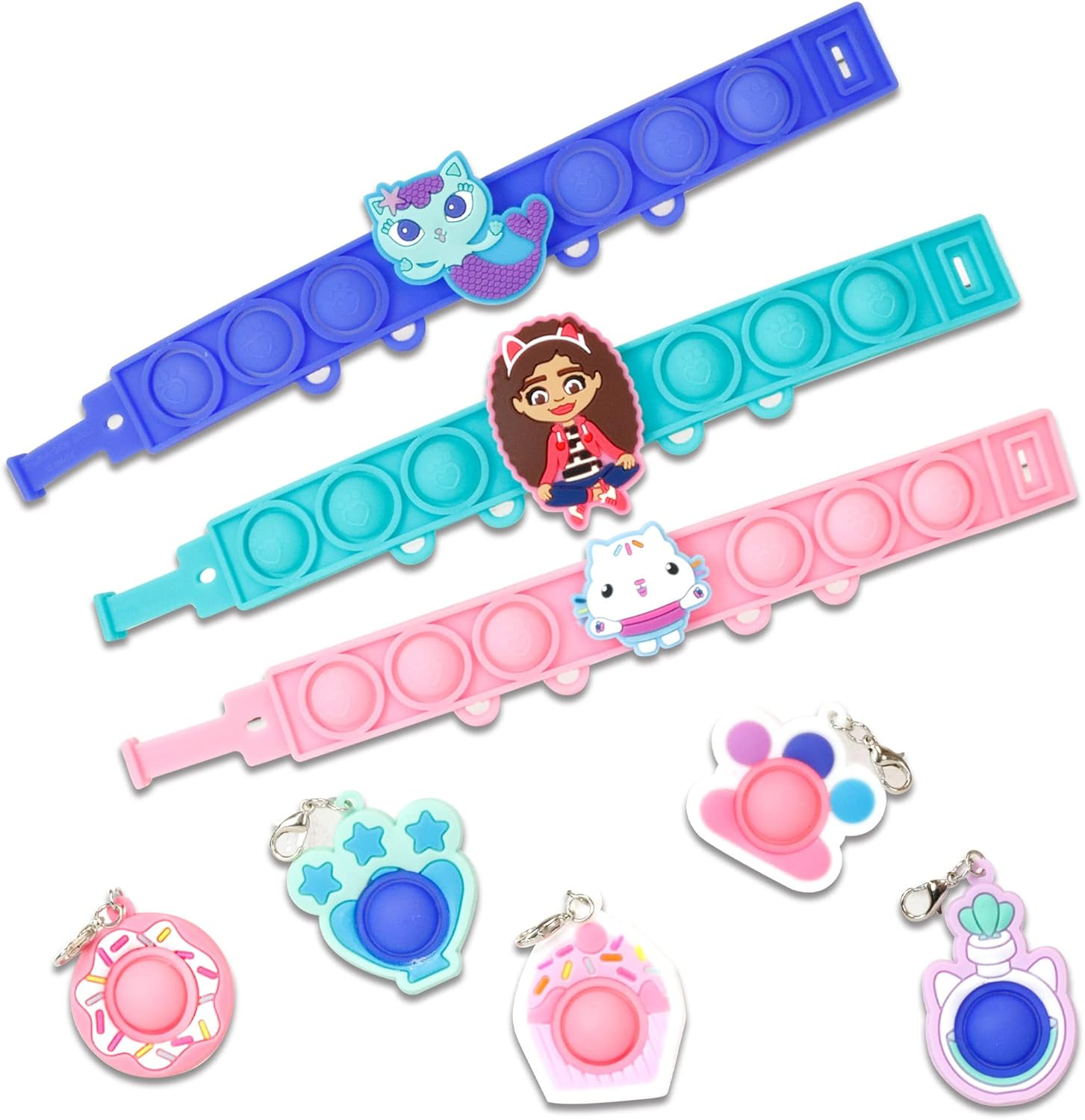 Tara Toys Pop-Eeze: Bracelet Activity Set - Gabby'S Dollhouse - Jewelry Set, Popping Sensory Fun, Ages 3+