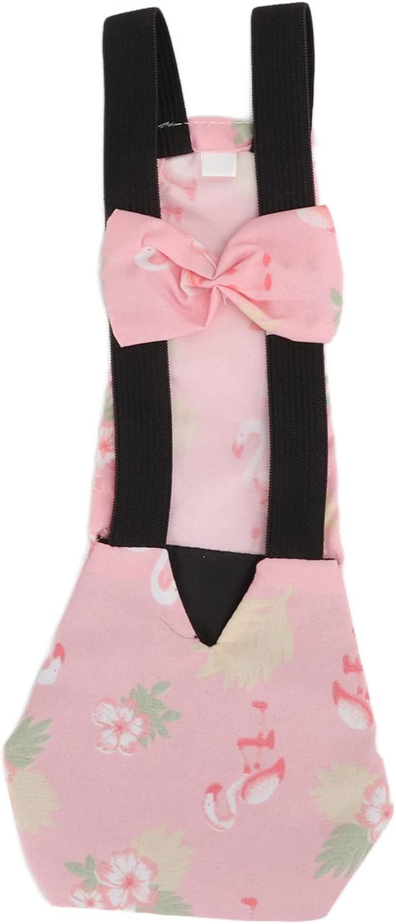 Chicken Nappy Clothes, Nylon Buckle Pet Duck Diapers Breathable Fashion Waterproof with inside Pocket for Chicken for Duck(Flamingo, L) image number 3