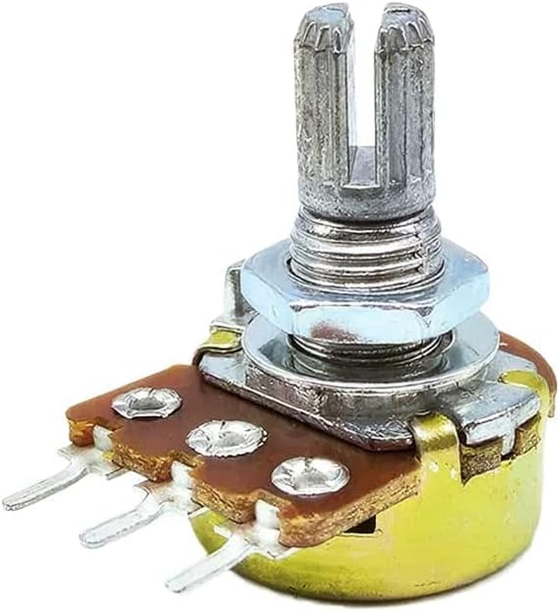 10K Ohm 3 Pin Linear Potentiometer WH148 B10K - Pack of 2