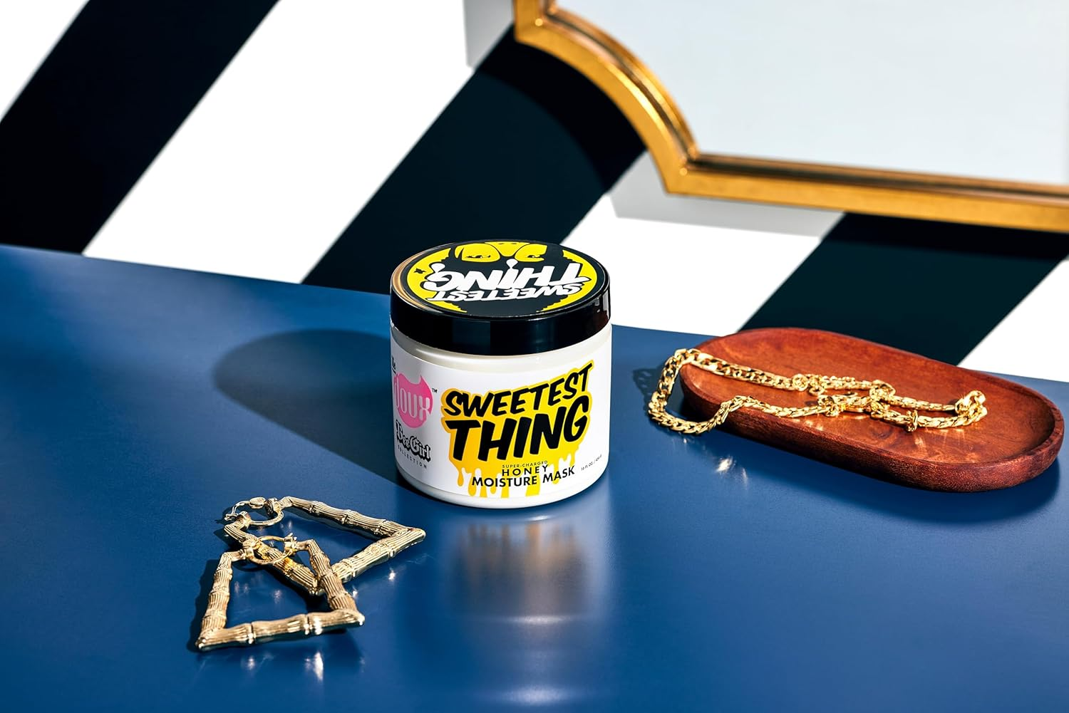 The Doux Sweetest Thing Honey Moisture Mask for Curly and Natural Hair &ndash; Deep Conditioner with Super-Charged Honey &ndash; Frizz Control, Intense Hydration & Repair for Dry, Damaged Hair &ndash;For All Curl Types