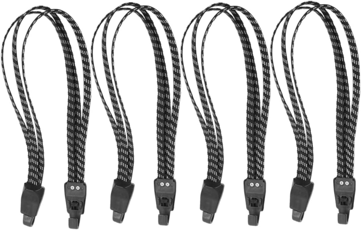 Toyvian 4Pcs Heavy Duty Elastic Binding Bands for Luggage Weather Resistant Tie down Straps with Quick Adjustment for Outdoor Cycling and Versatile Cargo Securing image number 4