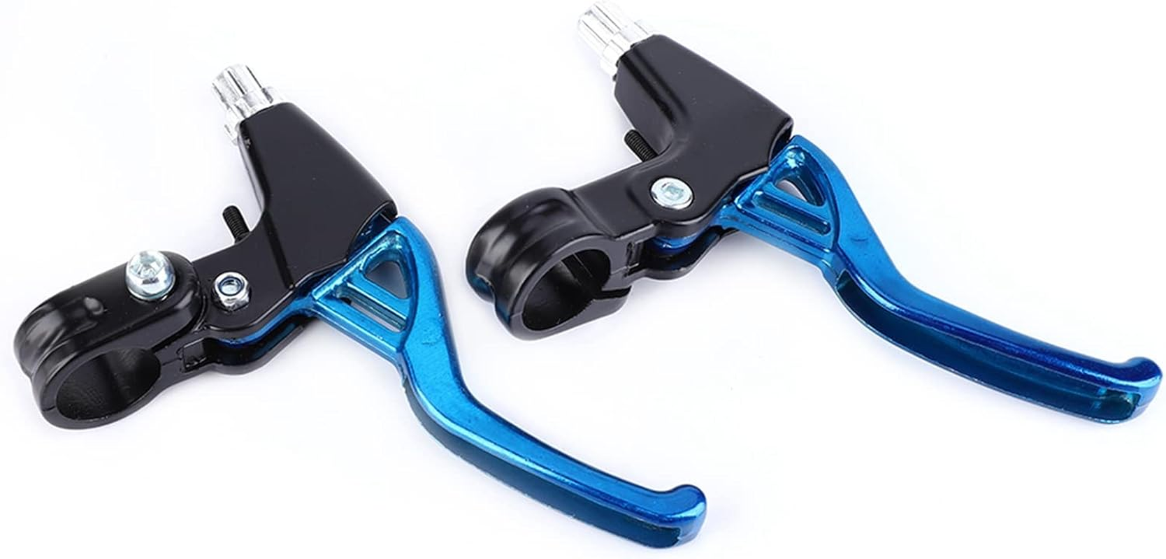 1 Pair Aluminium Alloy Bicycle Brake Levers Mountain Bike Brake Handles with 4 Colors for MTB Folding Bike Cycling Accessories