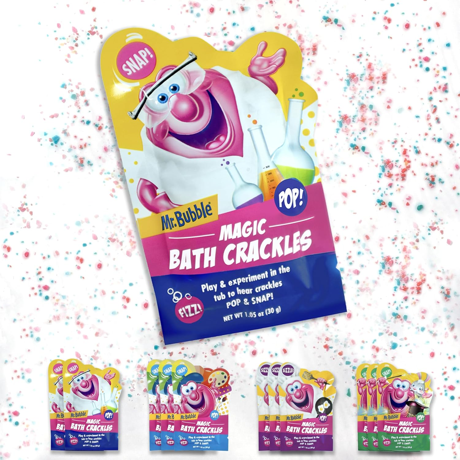 Mr. Bubble, Magic Bath Crackles,1 Oz. Each, Pack of 12 image number 5