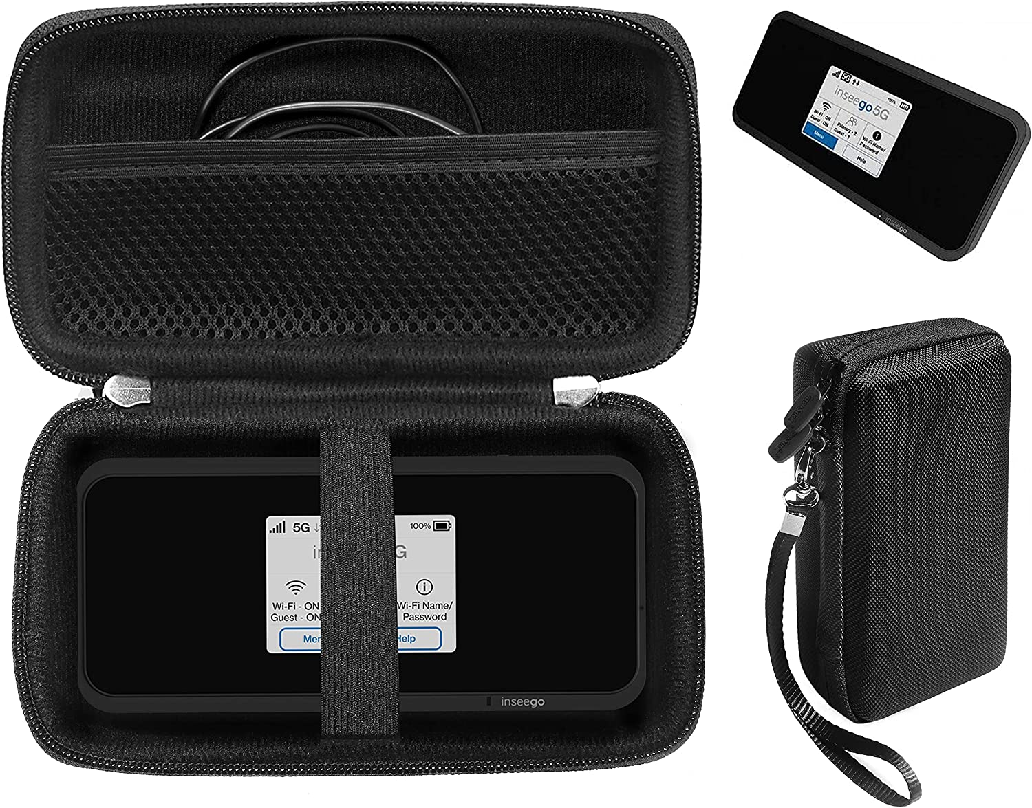 Casesack Case for Inseego Mifi M2100, M2000 Hotspot, Verizon Wireless Jetpack 8800L 4G LTE