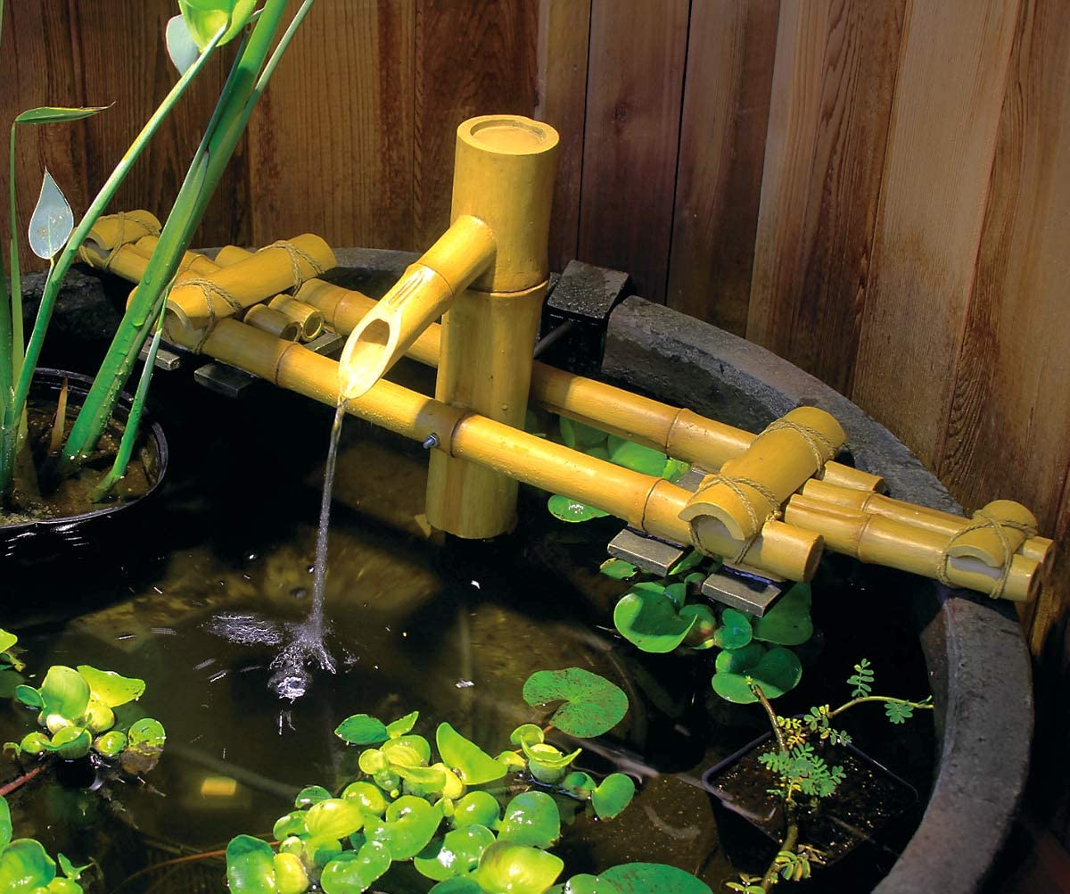 Aquascape Adjustable Pouring Bamboo Fountain image number 1