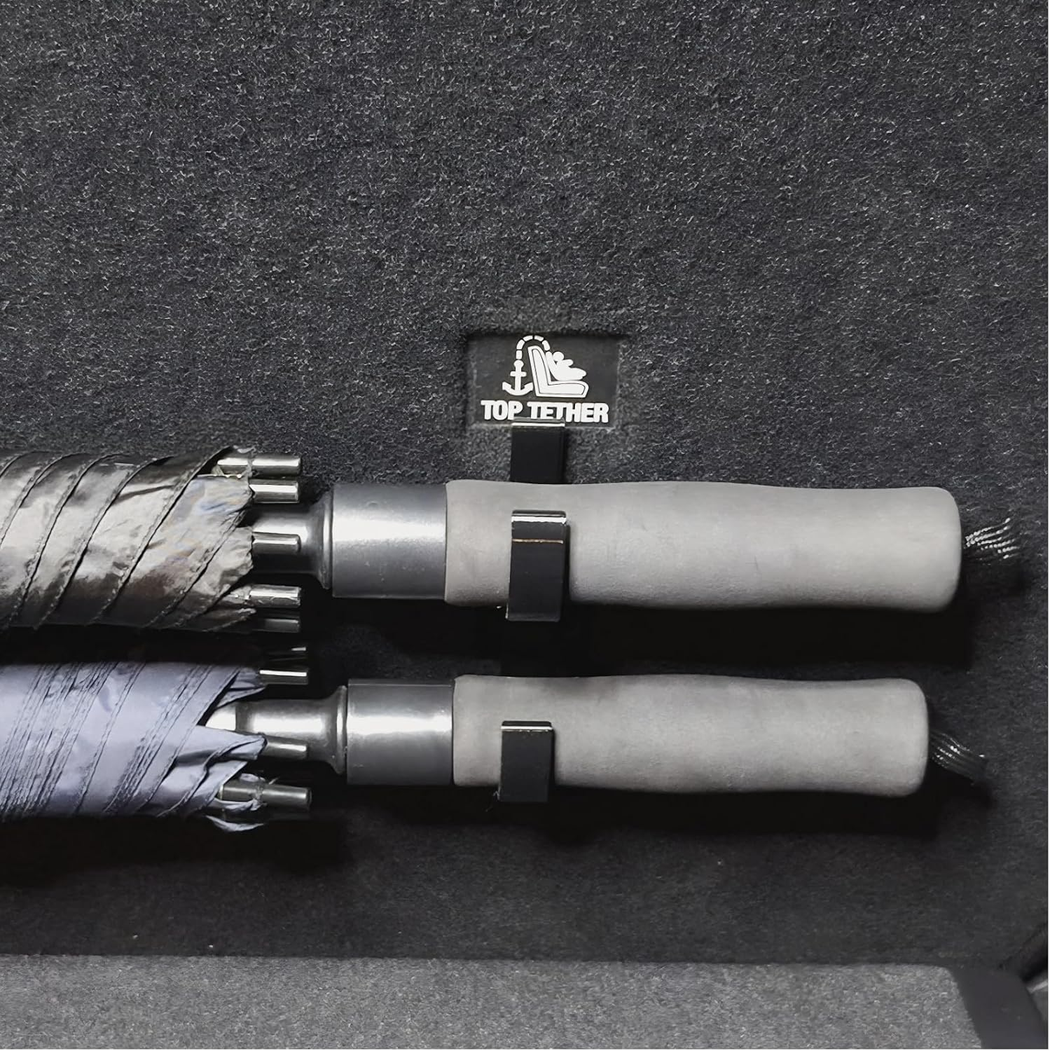 Two Car Umbrella Hook Installation Brackets, Car Seat Back Storage Hooks, Organizer Hangers, Truck Control Consoles, Wheelchair Rear Seats, Baby Strollers, and the Trunks of Sedans and Suvs image number 3