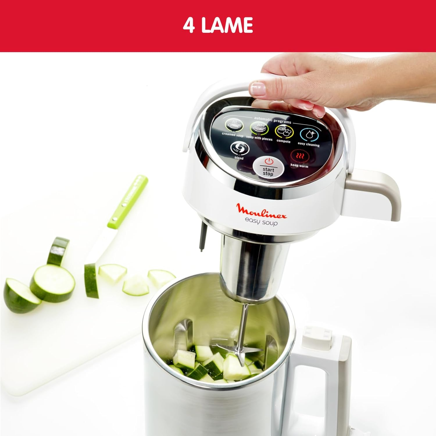 Moulinex Easy Soup- Blenders (Metal, AC) image number 2