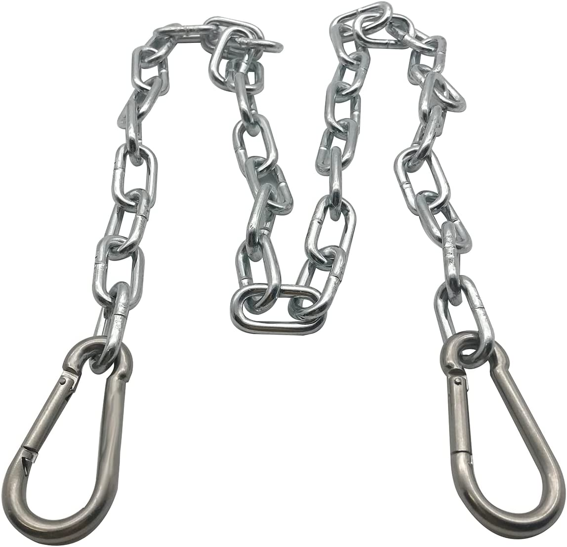 3/16" X 48" Trailer Safety Chain with Locking Carabiners Grade 30 (M5 Trailer Safety Chain-1Pcs) image number 2