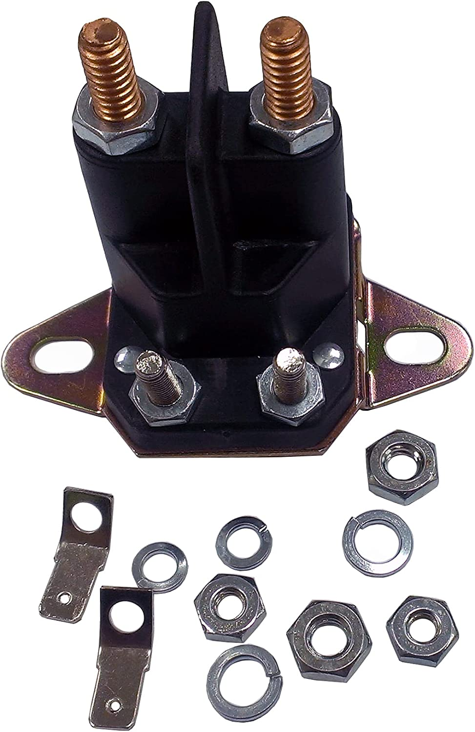 Gardenpal Solenoid Compatible with Lawnboy Ariens Bolens Toro 1990-2010 Lawn Tractor Wheel Horse Replaces OEM 740207//33510//1752137/1753539//110116 Lawn Tractor Replacement Parts