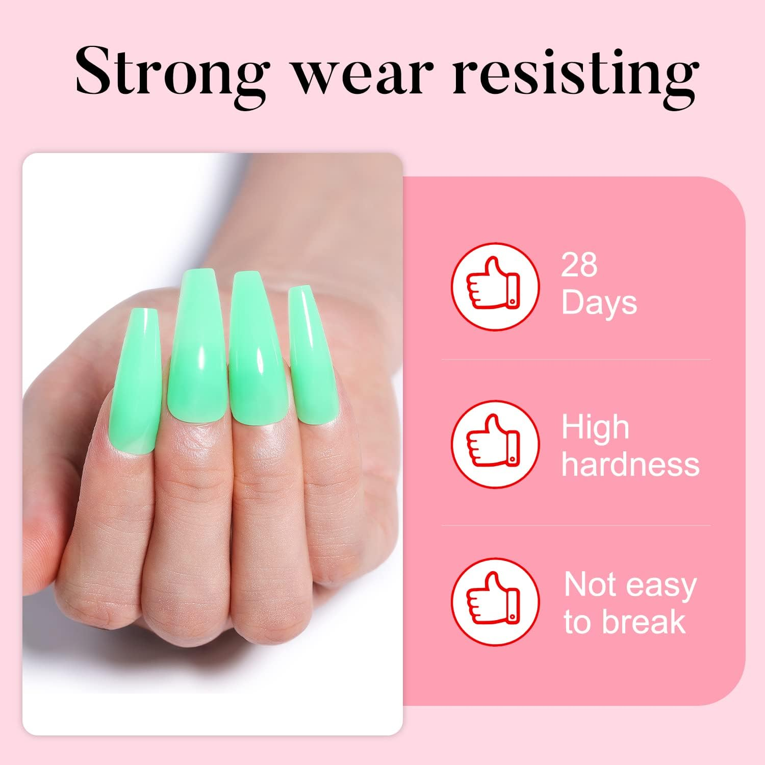 AIMEILI Clear Quick Builder Gel 30Ml 1Oz Nail Enhancement Nail Extension Tool Poly Nail Gel - 004 image number 1