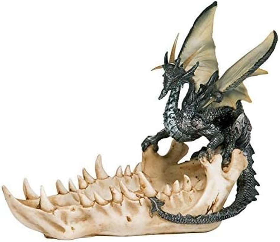 Design Toscano QS91305 Jaw of the Dragon Offering Dish, Full Color
