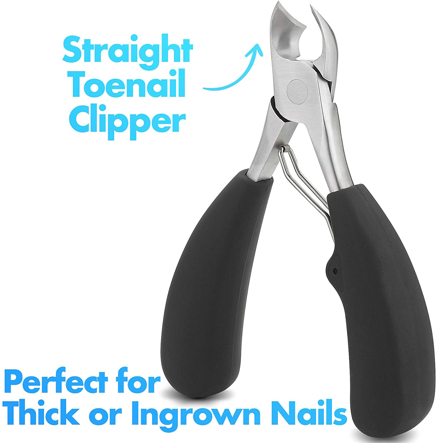 Precision Toenail Clipper Tool - Premium Ingrown Toenail Cuticle Remover Trimmer and Thick Toenails Nipper, Surgical Grade Stainless Steel Nail Foot Treatment for Grooming Nail Care, Pedicure Tools image number 4