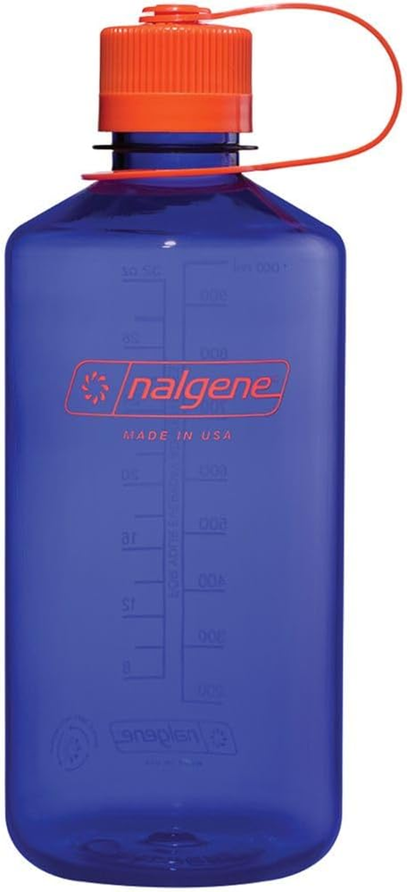 Nalgene Sustain Tritan Bpa-Free Water Bottle Made with Material Derived from 50% Plastic Waste, 32 OZ, Narrow Mouth, Slate Blue - Cosmo image number 6
