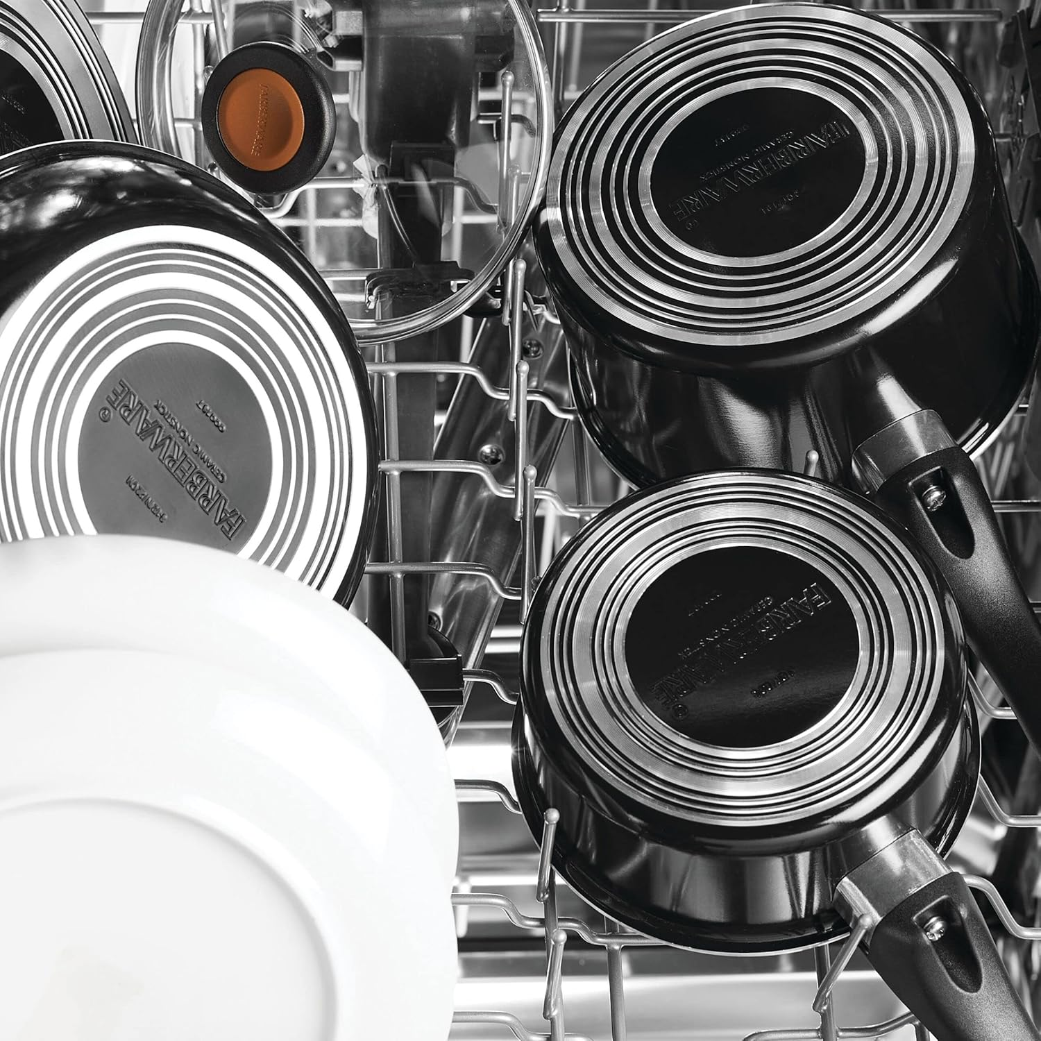 Farberware Glide Nonstick Frying Pan/Fry Pan/Skillet - 10 Inch, Black image number 2