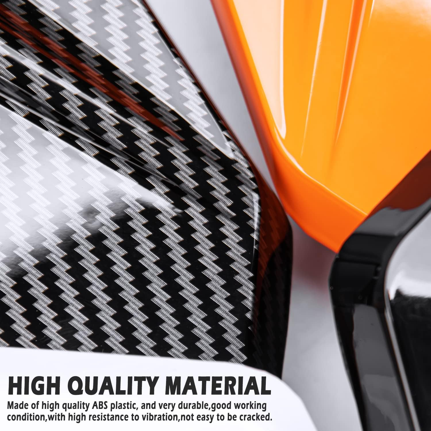 Lorababer Motorcycle Rear Passenger Pillion Seat Cowl Cover Tail Section ABS Hard Fairing Compatible with K.T.M 1290 Super Duke R 2020 2021 2022 2023 Rear Solo Seat Cowl Hump (Matte Black) - Black image number 6