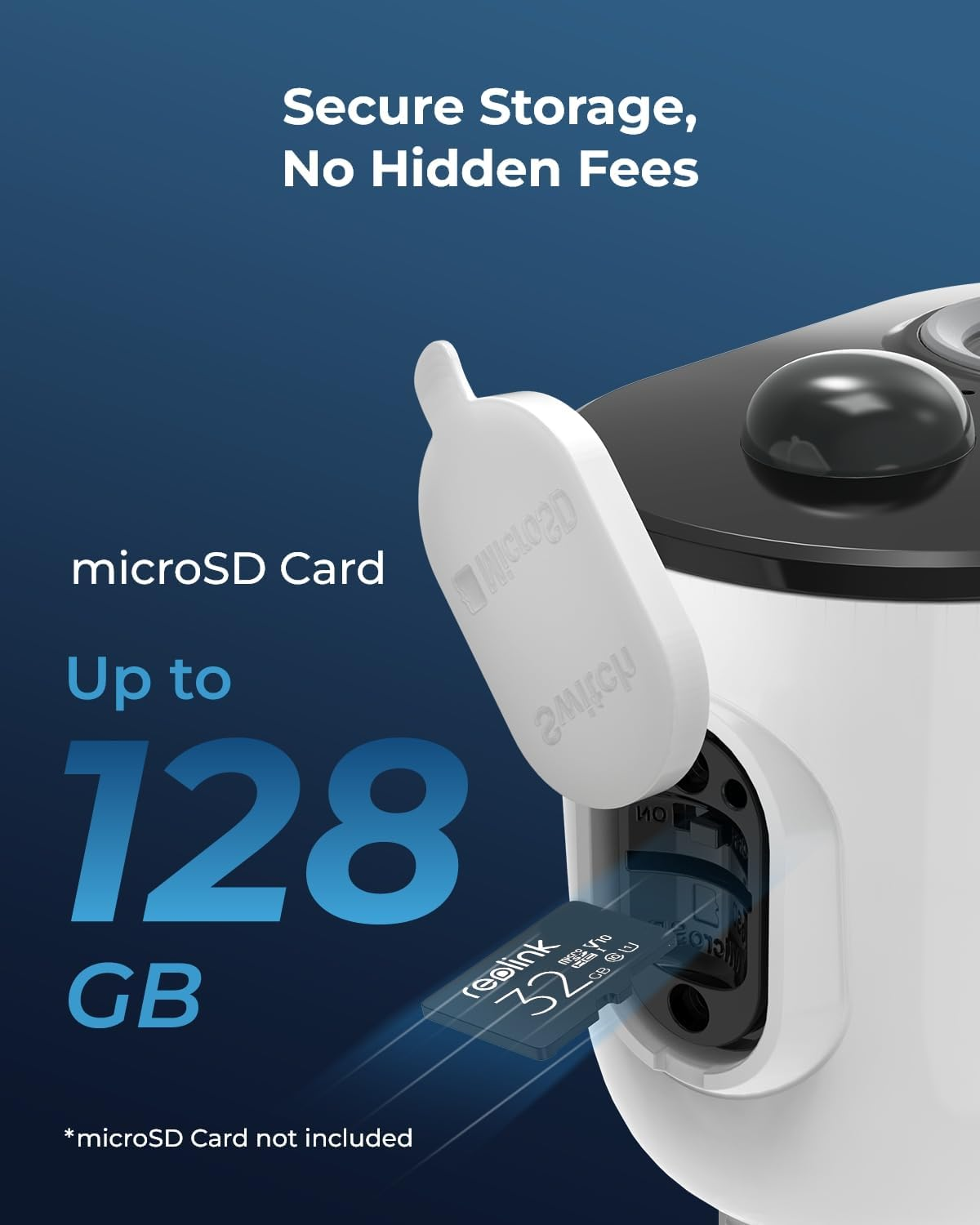 REOLINK Argus 3 Ultra, 4K Solar Security Camera, Wireless Outdoor Camera, 6W Adjustable Solar Panel, 2.4/5Ghz Wifi, 8MP Color Night Vision, AI Detection, Local Storage, No Extra Fee for Home Security image number 1