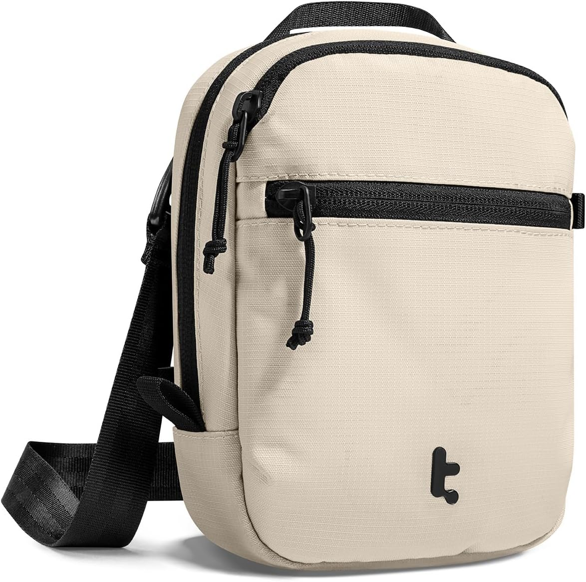 Tomtoc Anti-Theft Travel Crossbody Bag 1.3L &ndash; RFID Blocking Mini Sling with Lockable Zipper, Lightweight Passport Pouch for Cards & Tickets, Compact Bag for Vacation & Urban Travel