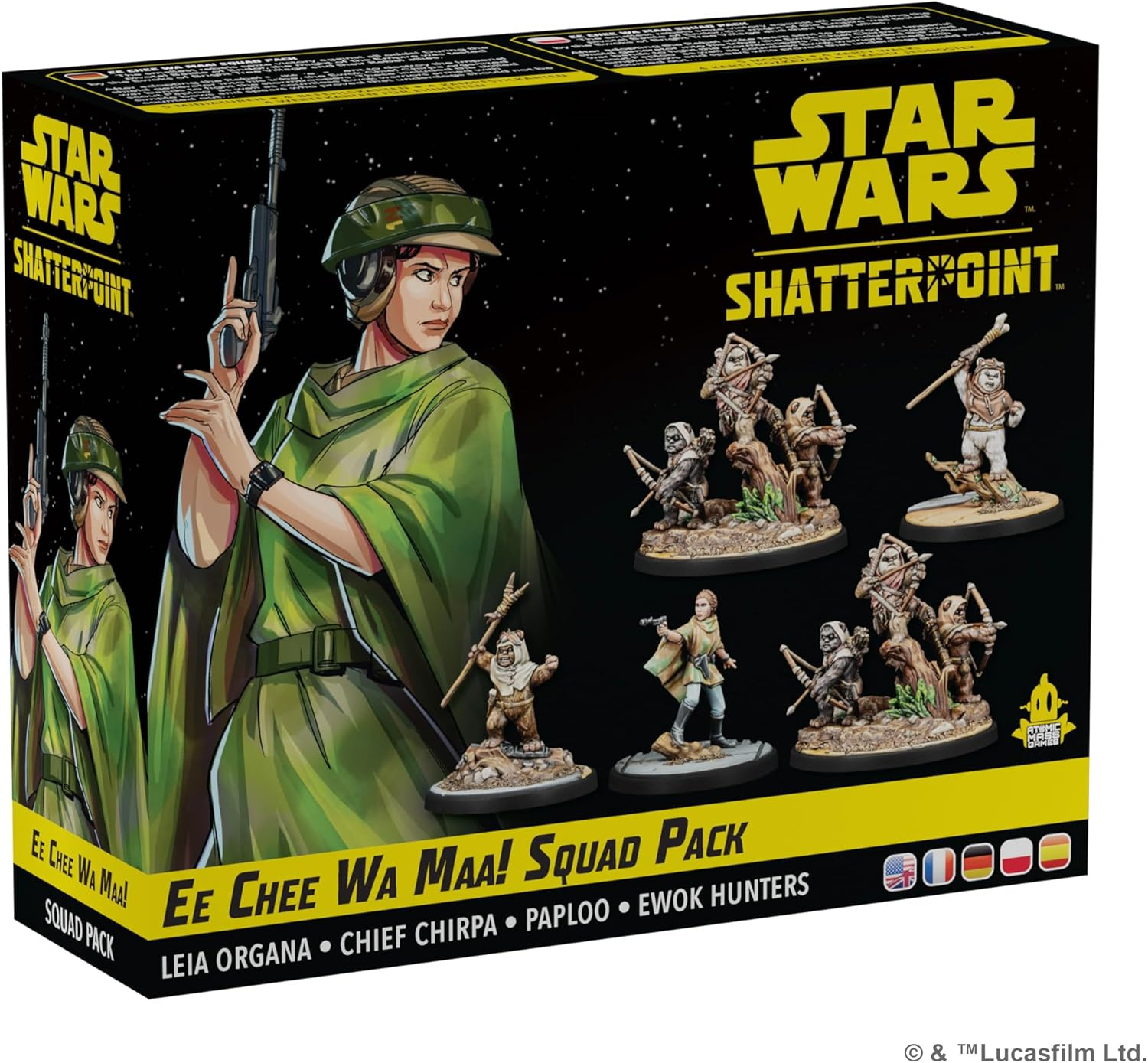 Atomic Mass Games Star Wars: Shatterpoint - Ee Chee Wa Maa! Squad Pack Tabletop Miniatures Game image number 5