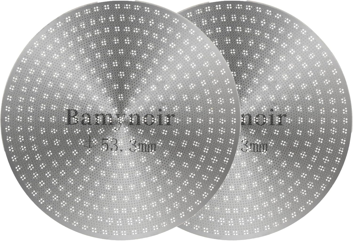 Bamynoir 2Packs Espresso Puck Screen,53.3Mm Puck Screen Compatible with Espresso Portafilter,Mesh Plate for Espresso Coffee Filter Basket,0.65Mm Thickness,150&Mu;m,Stainless Steel (53.3MM 2 Packs) image number 4