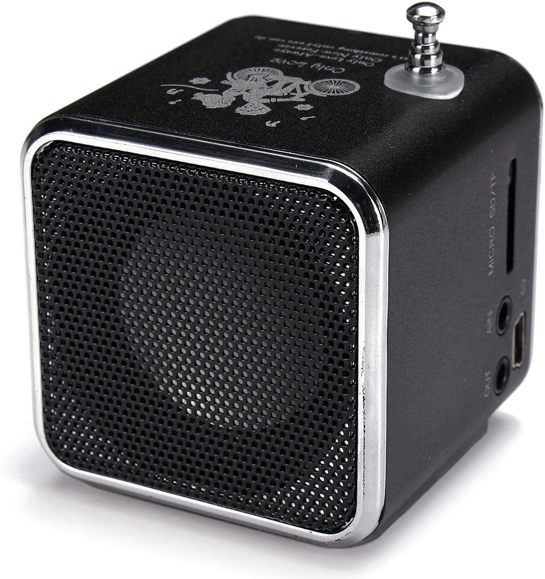 Portable Mini Stereo FM Radio MP3 Bluetooth Speaker Music Player Support Micro SD/U Disk/Pc