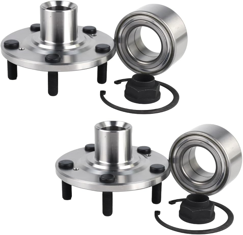Autoround Pair BR930580K Front Wheel Bearing and Hub Assembly Compatible with Honda CR-V 2002-2006, Element 2003-2011 image number 3