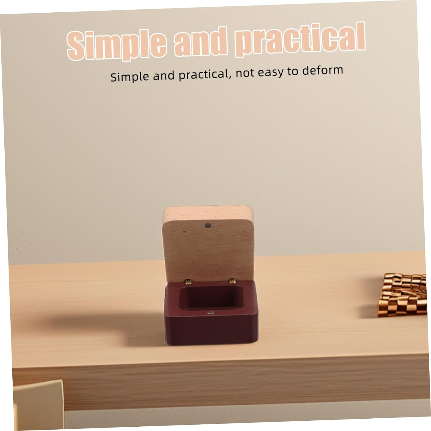 Tooth Storage Box Wooden Keepsake Hair Organizer Keepsake First Curl Holder Keepsake Container Tooth Organizer Curl Storage Beech image number 1