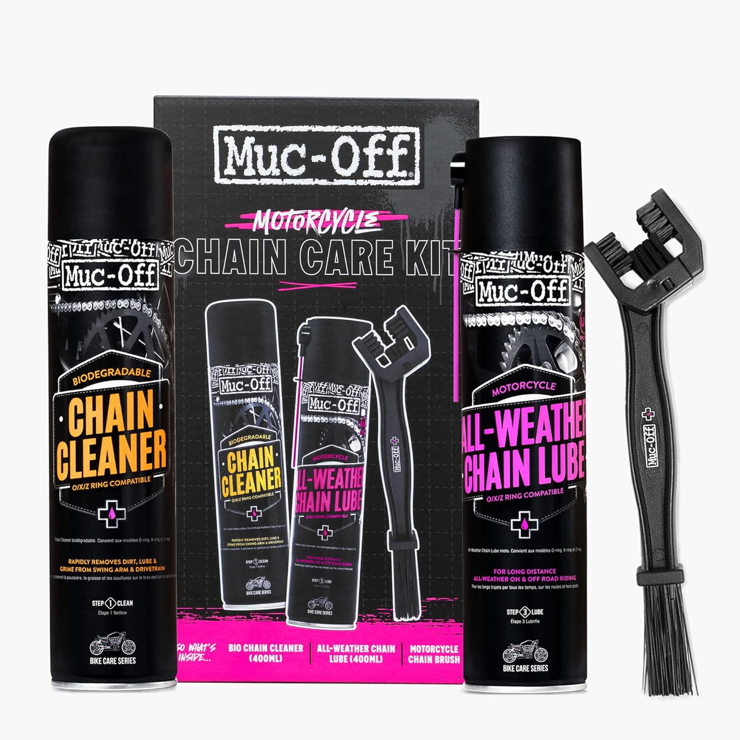 Muc-Off Motorcycle Chain Care Cleaning Kit image number 6