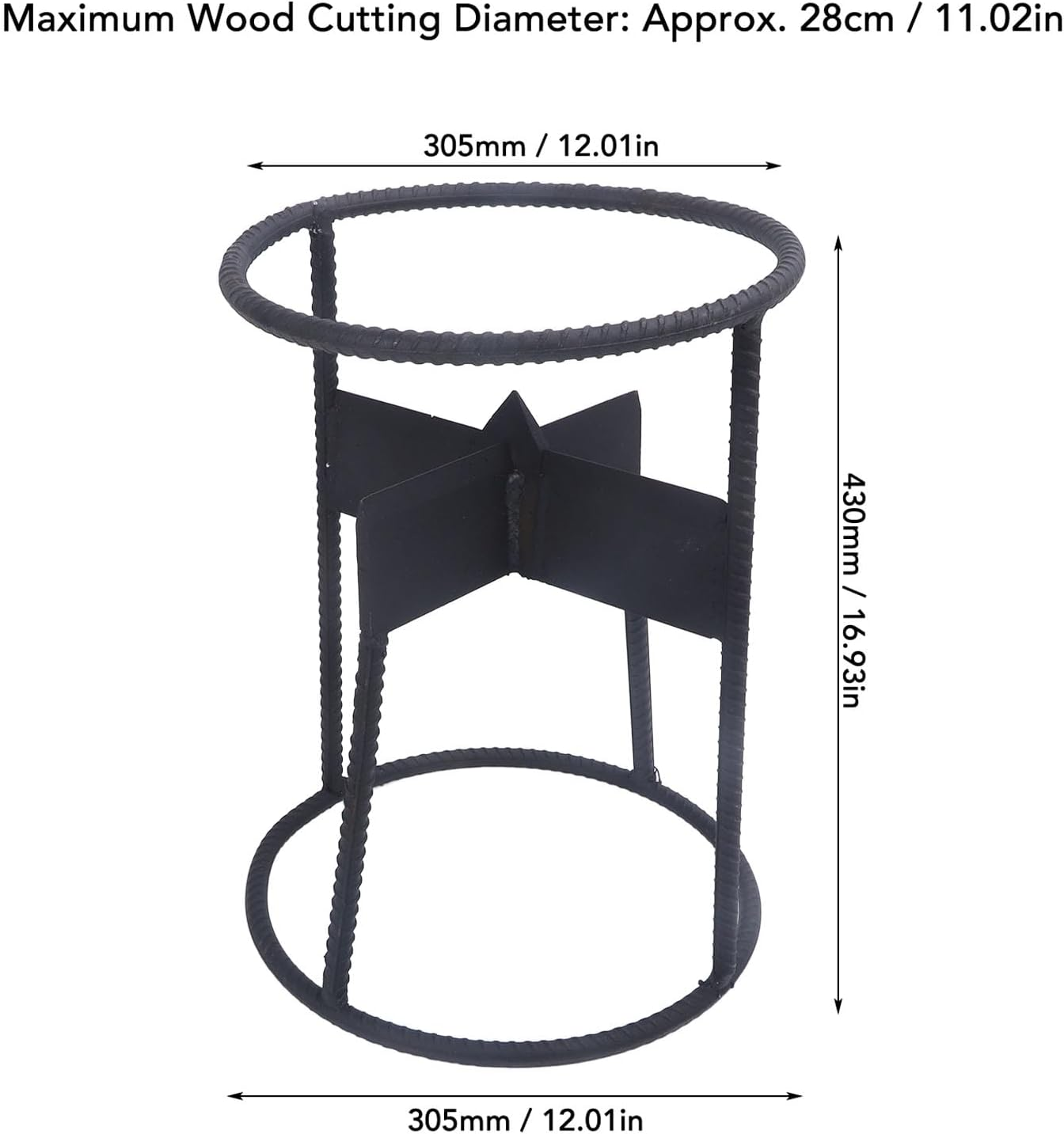 Manual Wood Splitter, Carbon Steel Log Splitter, Portable Kindling Splitter, Saving Time and Effort, High Safety at Workplace, Stable And image number 2