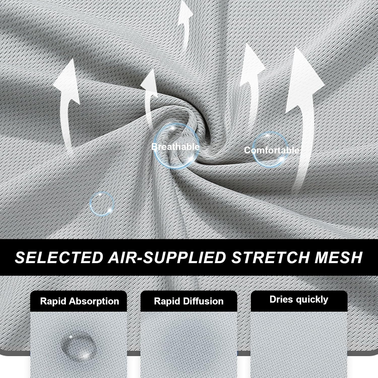 3 Pack Men'S Gym Singlets - Lightweight Quick-Dry Sleeveless Tops for Running & Training | Breathable Activewear Vest image number 1