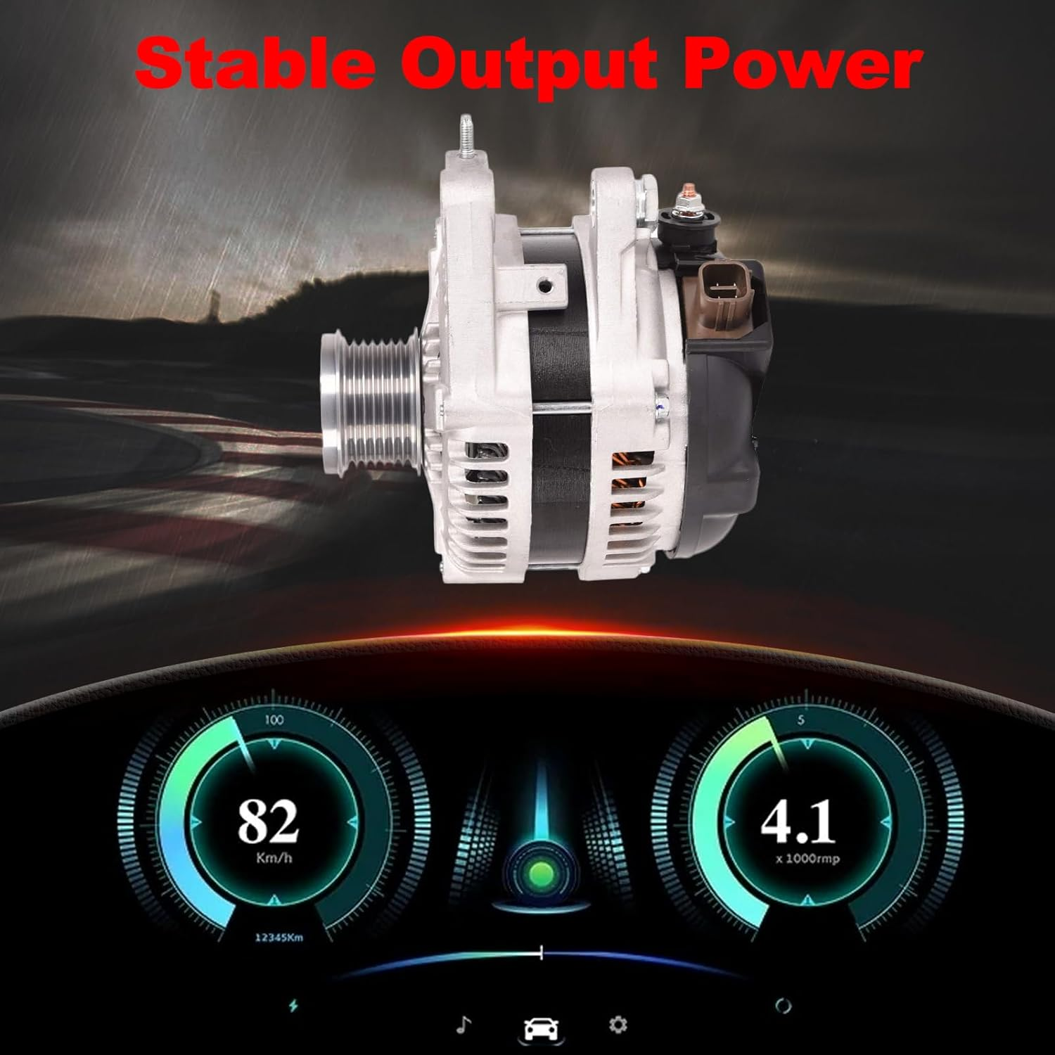 12V 150A Alternator Compatible with TOYOTA LEXUS GS300/GS350 3.0/3.5L IS250/IS350 2.5/3.5L 2006-08 ; Compatible with TOYOTA LEXUS IS250/IS350 2.5L/3.5L 2006-08 image number 1