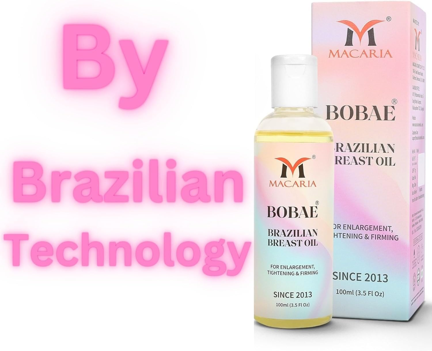 Bobae Brazilian Breast Bust Boobs Enhancement Oil Mtf image number 3