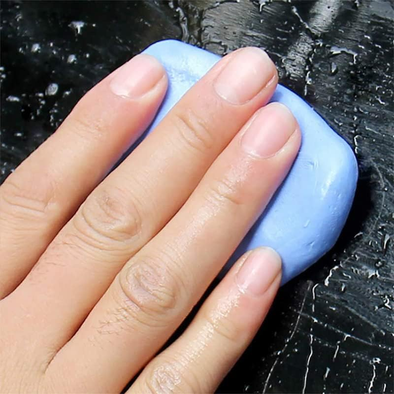 AIMALL 1PC Car Clean Clay Bar, Detailing Mud Cleaner, Truck Soap Wash Modeling Clay, Removes Rust, Grease, Insects, and Over-Spray, Universal for Car Body Clean image number 5