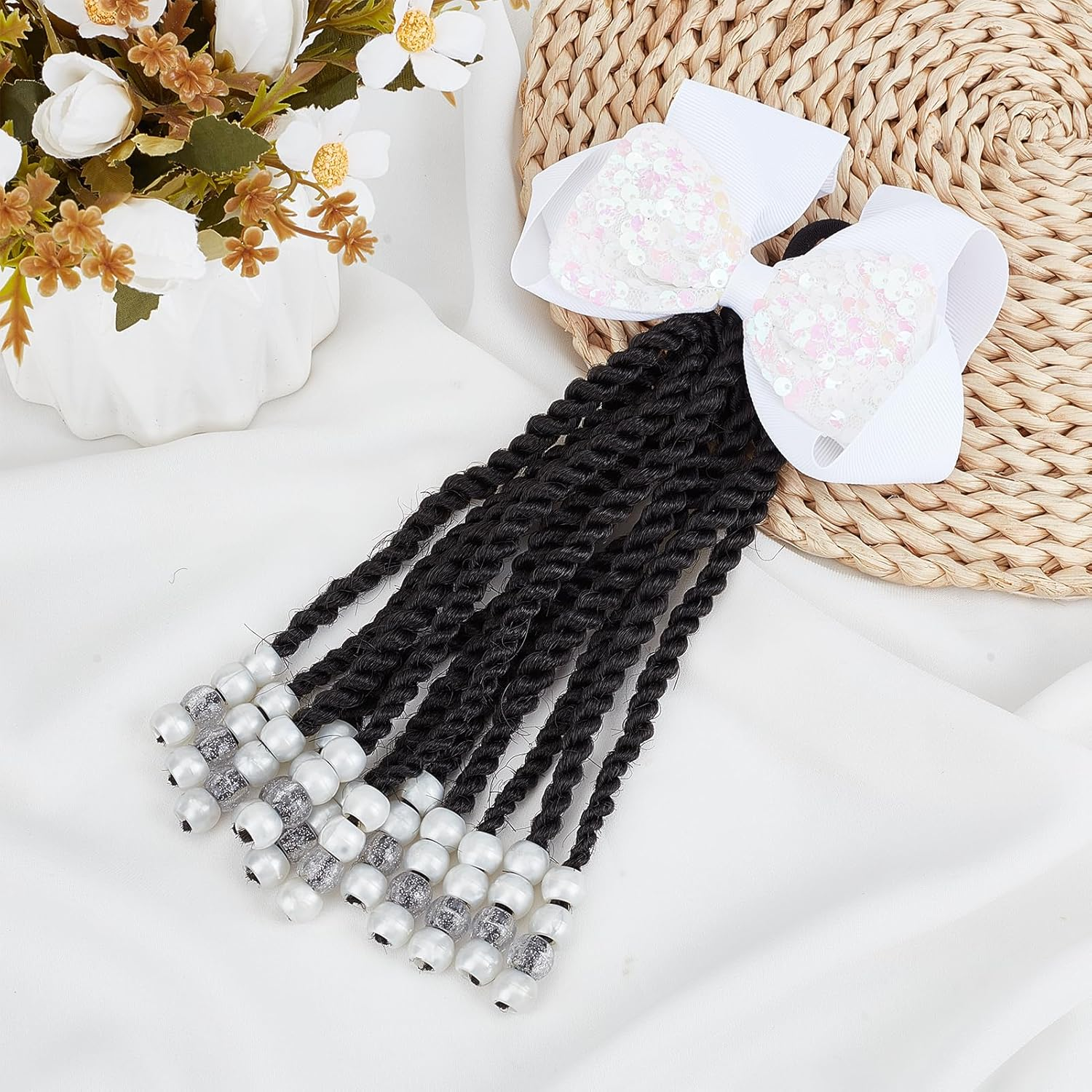 NICENEEDED Ponytail Hair Extensions Synthetic Hairpiece for Women Daily Use image number 3