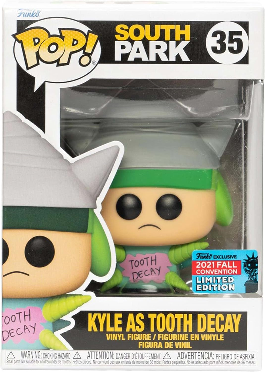 Funko Pop! South Park - Kyle as Tooth Decay NY21 Vinyl Figure, 10 Cm Height image number 4
