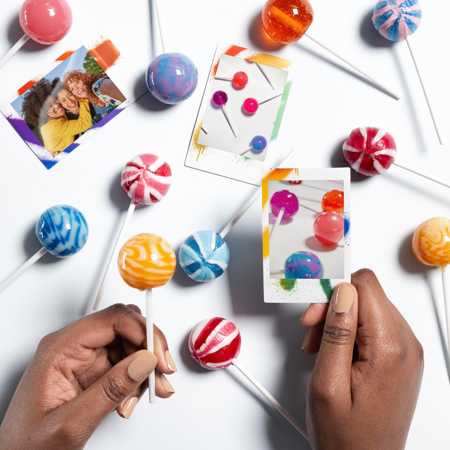 Instax Fujifilm Mini Film, Mixed 60 Pack (4X10 White, 2X10 Novelty Film) image number 2