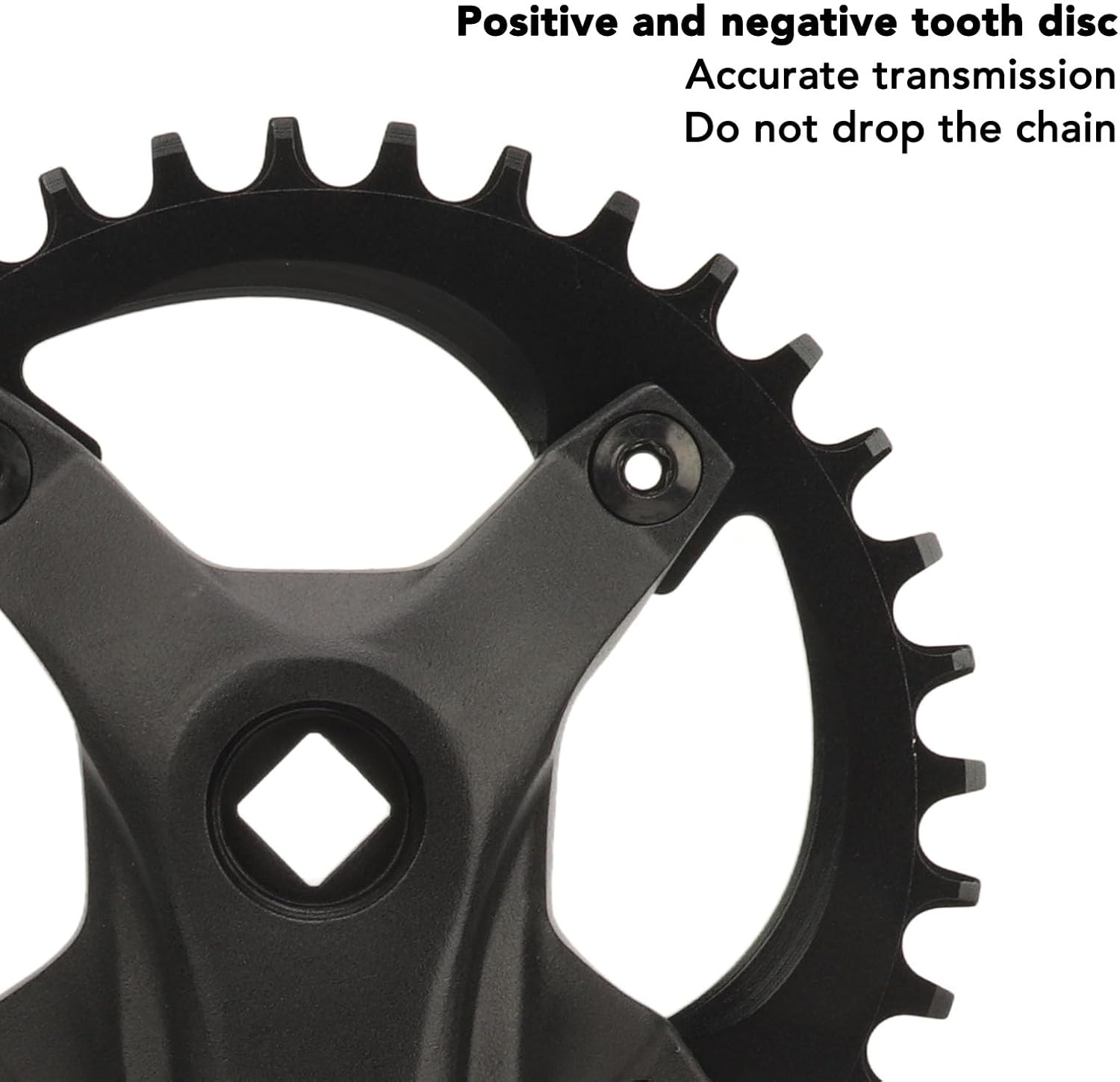 104 BCD Crankset, 36T 104 BCD Mountain Bike Single Speed ​​Crankset for Outdoor Riding image number 5