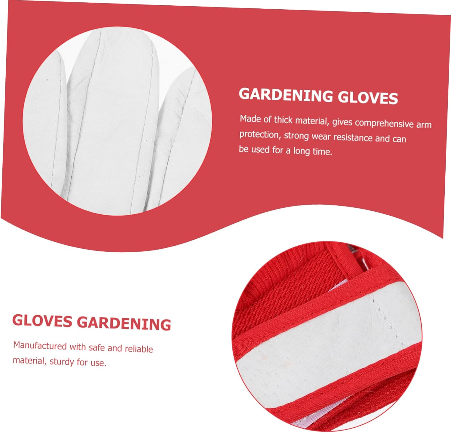 BESPORTBLE Thick Cut Resistant Gardening Gloves for Women Men Puncture Gloves for Berry Cacti image number 1