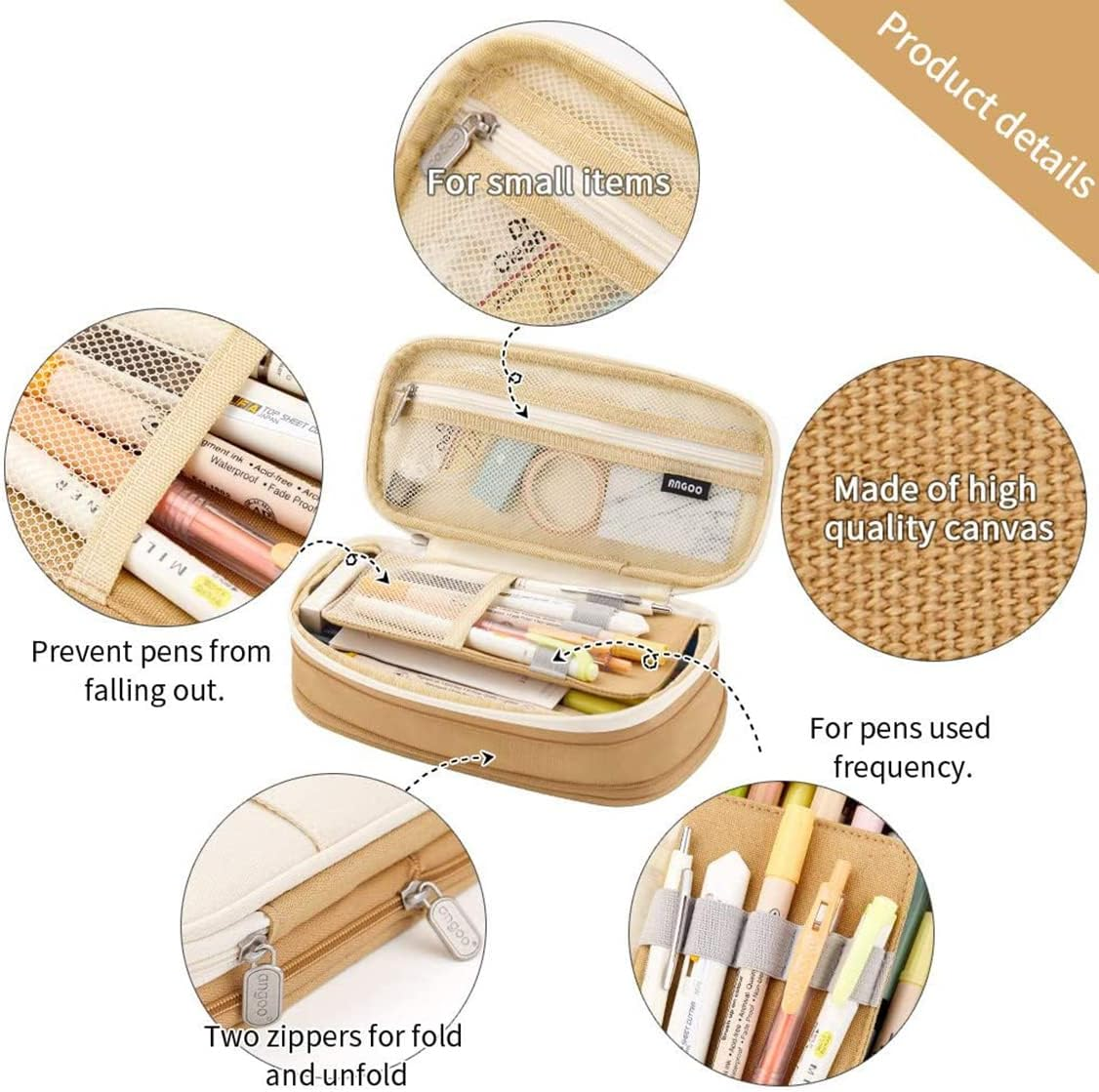 Big Capacity Pencil Pen Case Office