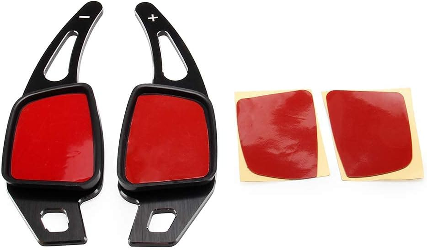2 Pcs Steering Wheel Shift Blade Paddle Shifter Extension Compatible with Audi A4 S4 Q2 Q5 Q7 image number 3