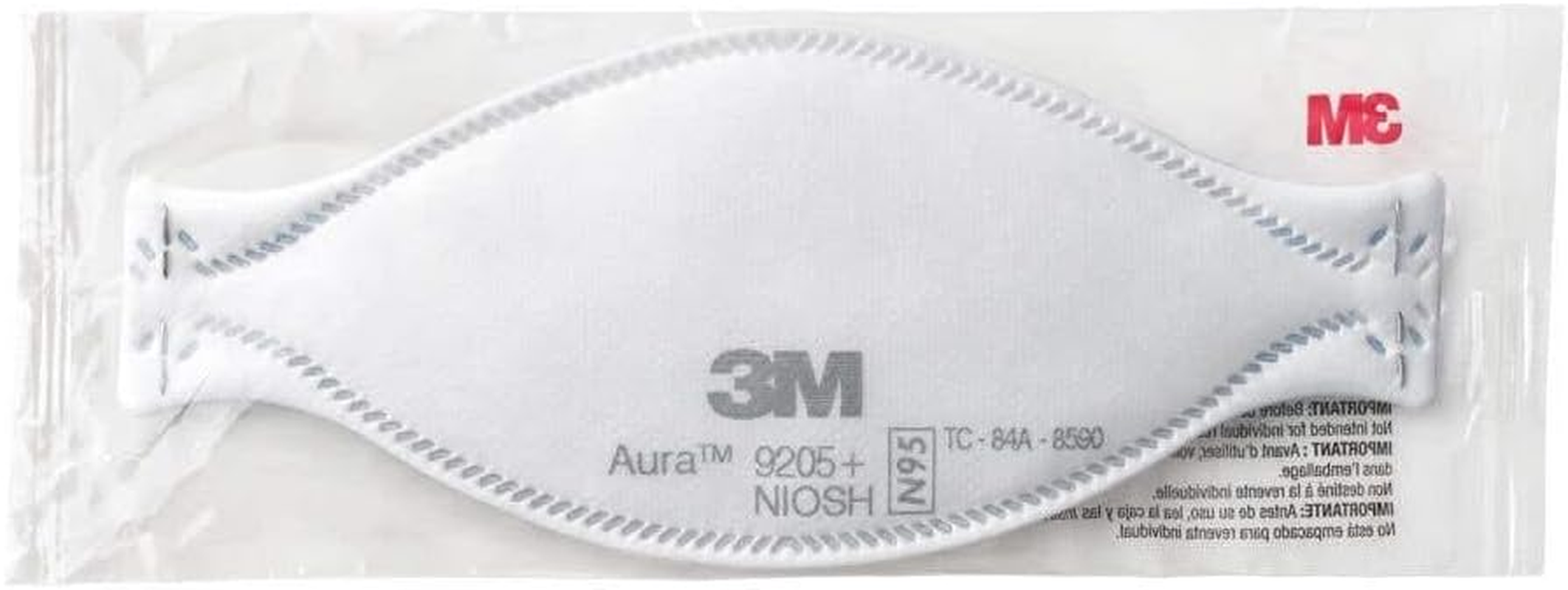 3M Aura P2 DIY Respirator Mask 10-Pieces Set image number 3