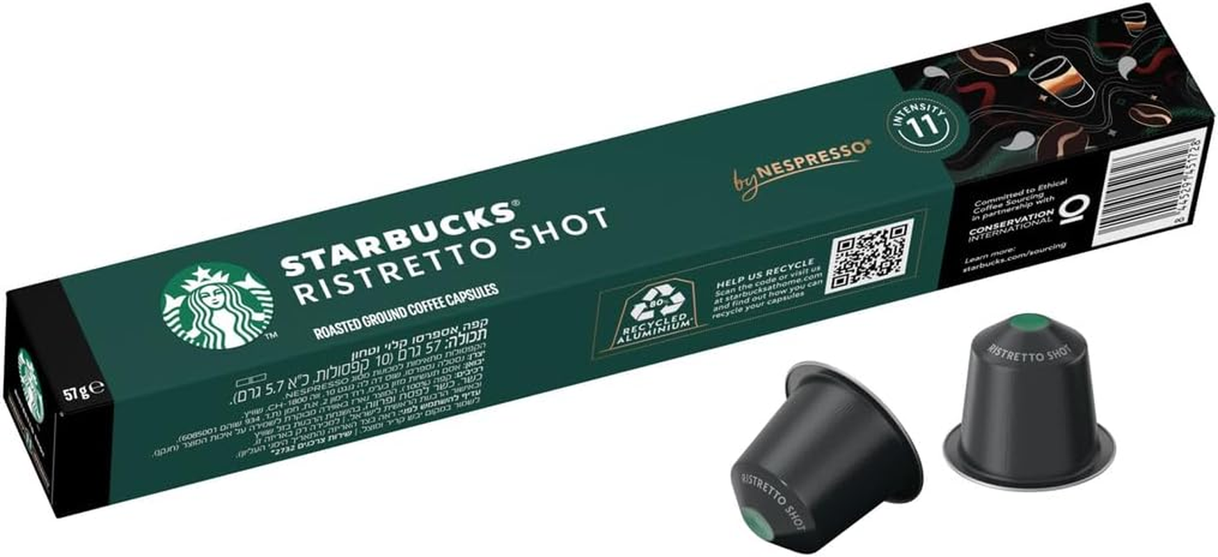 Starbucks by Nespresso Ristretto Shot Coffee Pods 10 Capsules (Pack of 12) image number 6