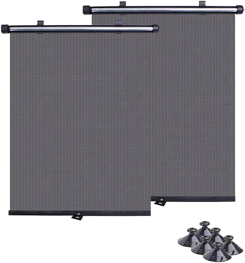 2 Pack Car Sun Shade for Side Windows, Retractable Window Shades for Baby, Effectively Blocks UV Rays and Harsh Sunlight, Perfect for Infant Protection in Cars image number 4