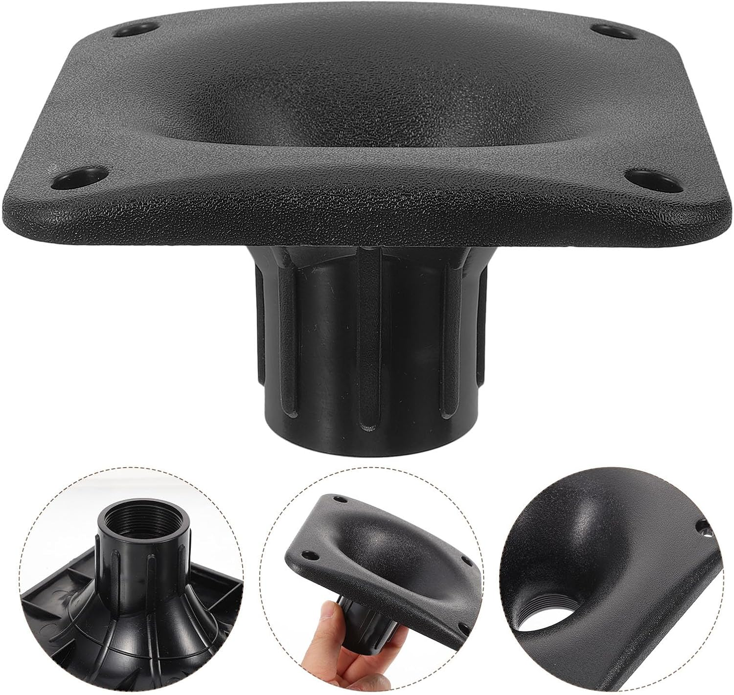 GAROZATION High Fidelity Outdoor Horn Speaker Compact Performance Audio Speaker for Stage Use Portable Black Tweeter Loudspeaker with Clear Sound and Easy Installation