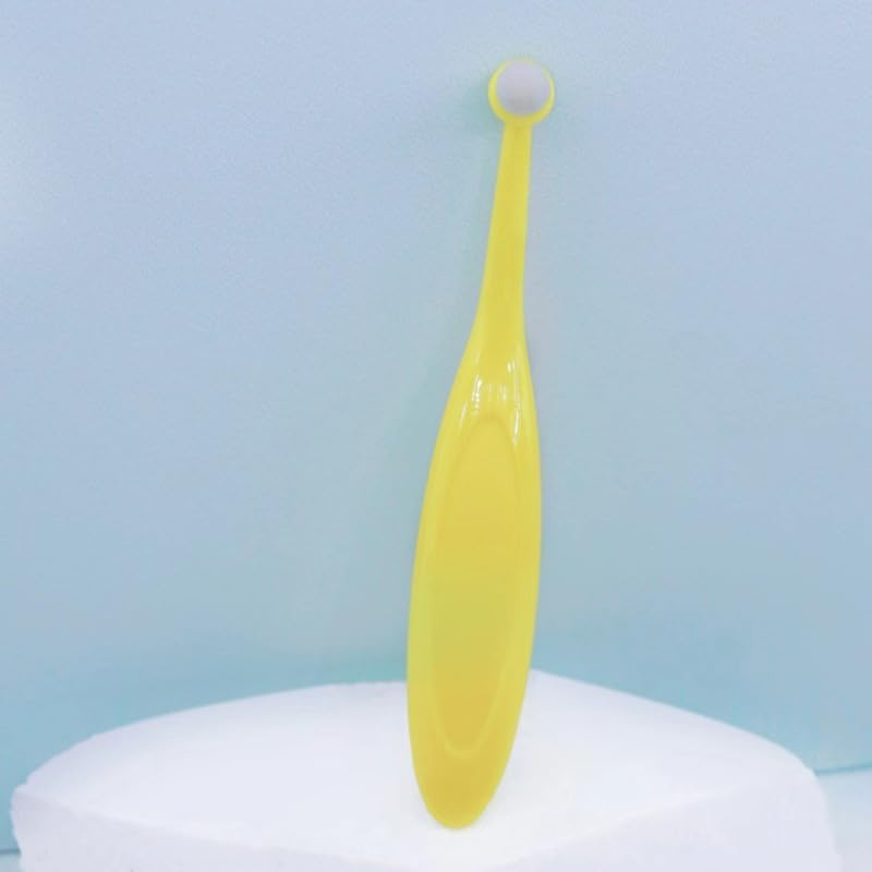 Pet Eye Comb with Soft Bristles, Dog Tear Stain Remover, Grooming Brush for Dogs and Cats（Yellow） image number 3