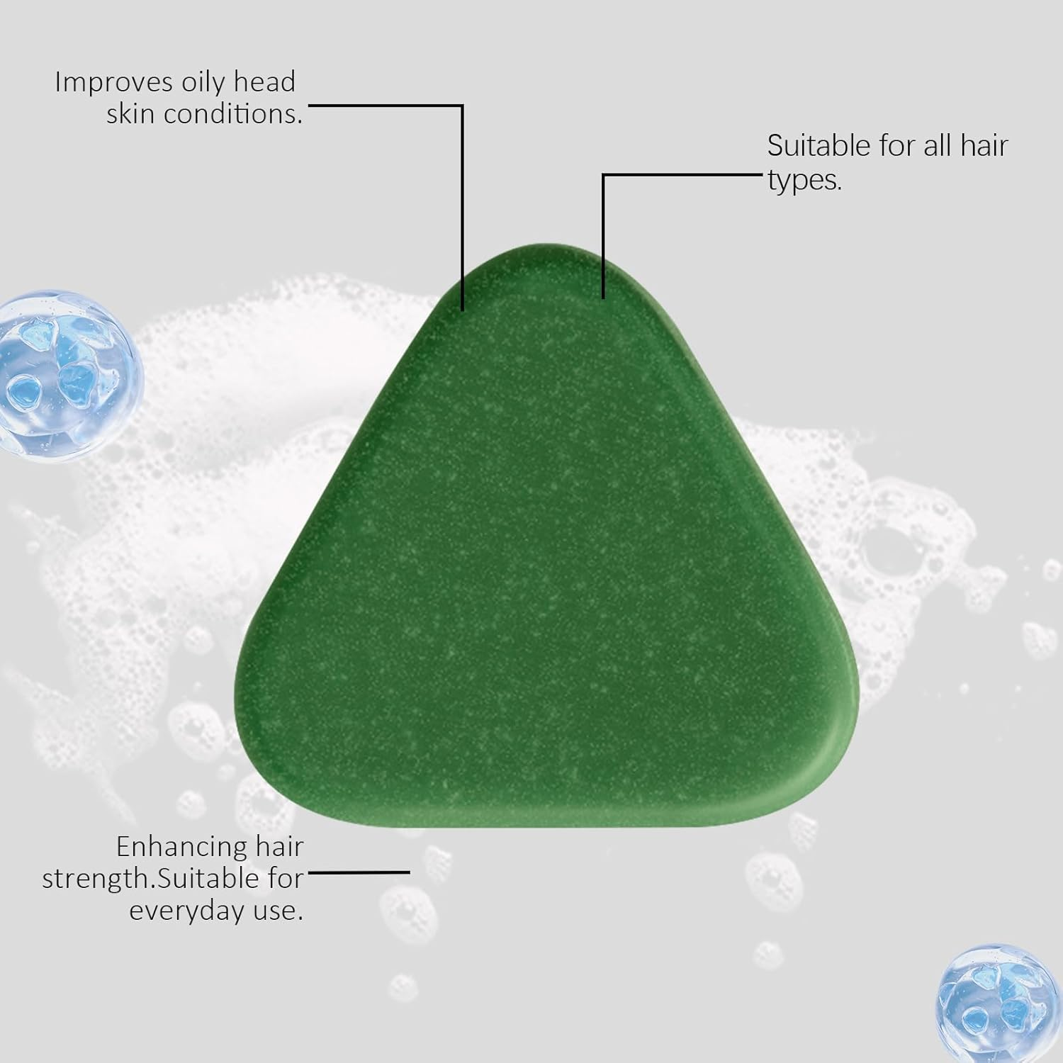 Platycladus Orientalis Shampoo Soap, Natural Oil-Controlling Shampoo Soap, Nourishing & Soothing, Gentle Hair Cleansing & Strengthening for Women and Men, Suitable for All Hair Types (1Pcs) - 2Pcs image number 7