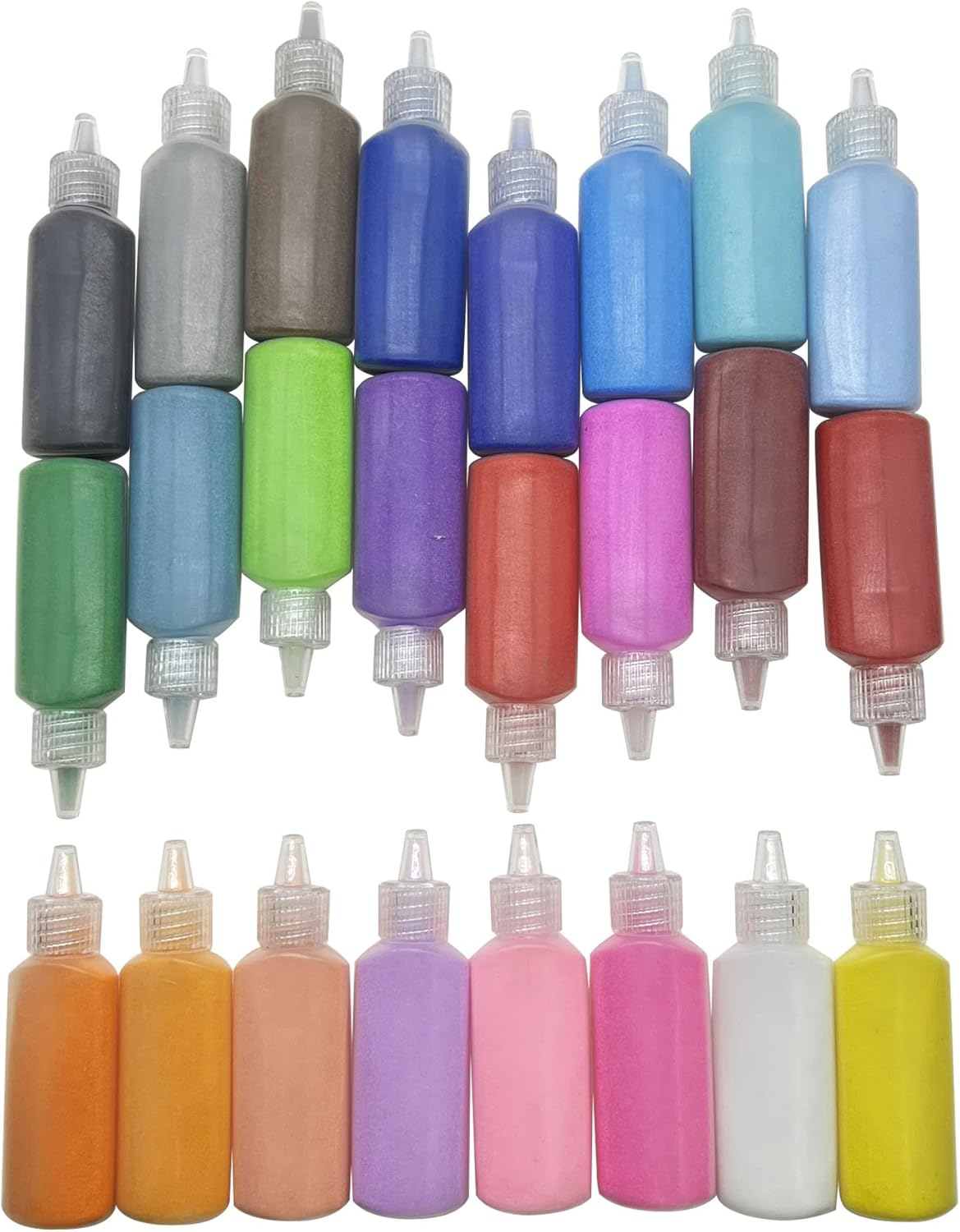 Yayatty Art Sand Kit, 24 Color Sand Art Bottles, Colored Sand Bottles, Sand Arts and Crafts Kit for Painting and Crafts, DIY Drawing, Decor and Collection Sand Bottles (24 Multicolour) image number 3