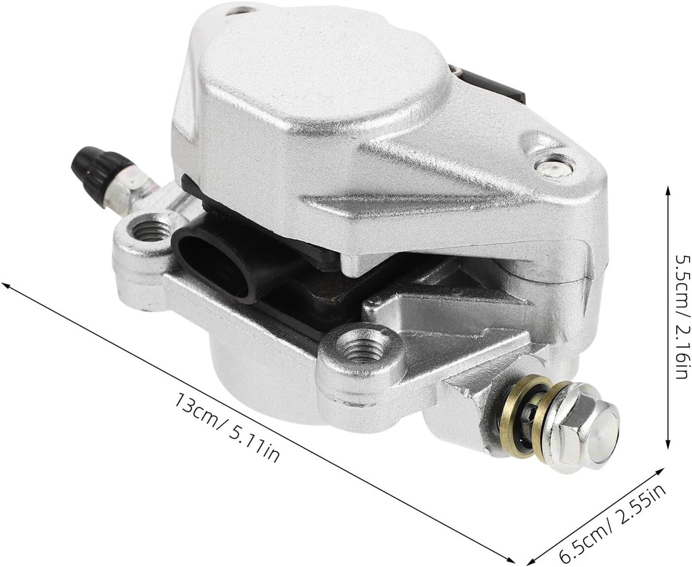 BETOOKY Hydraulic Rear Disc Brake Caliper for Atv 125Cc-250Cc, Rear Wheel Brake Assembly Compatible with Quad Go Kart Buggy off Road Vehicles image number 1
